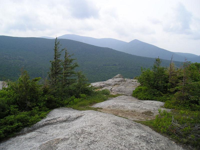 Sugarloaf (10).jpg - Coming out of the trees we had some great views. There was some haze, but we could still see most of the mountains in the area.